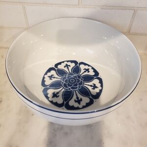 BW BD Ceramic Blue And White Mixing Bowl